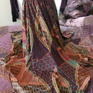 Maxi skirt- multi color